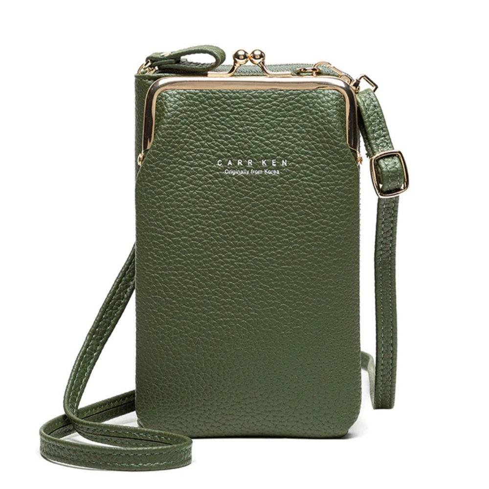 CARR KEN OLIVE GREEN CROSSBODY BAG
